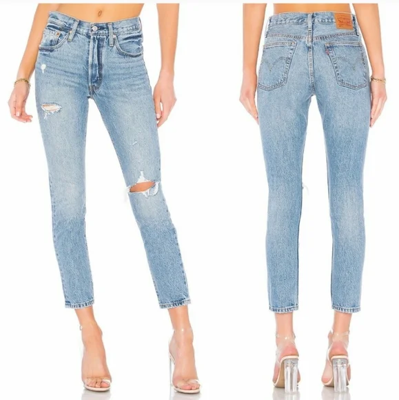 Levi's 501 High Rise Skinny Jeans - Picture 3 of 6